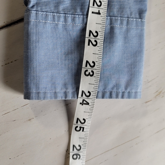 Van Heusen Studio Ruffled Ranchwear Western Blouse Button Down Women's Size M - Picture 14 of 14